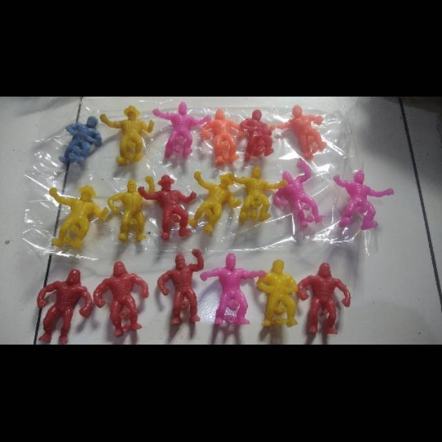Mainan jadul th 90an action figure plastik smackdown 1 pack murah hanya 20rb