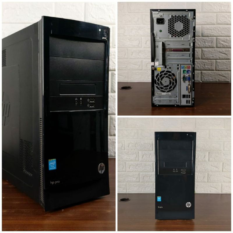 PC HP Pro 3330MT Intel G3020 Ram 4 GB DDR 3 HDD 500 GB  Second Berkualitas