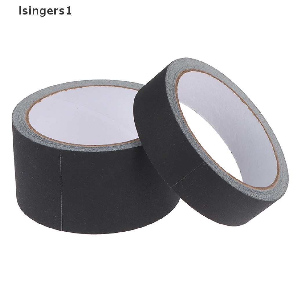 (lsingers1) Tape Matte Warna Hitam Untuk Reparasi Buku