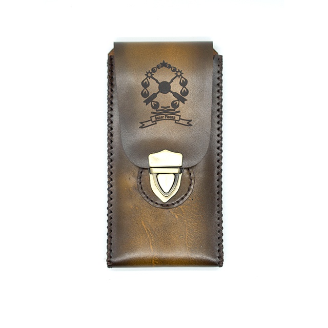 Jayuwan DHP Dompet Hp Bahan Full Kulit Asli handmade free ukir nama atau logo