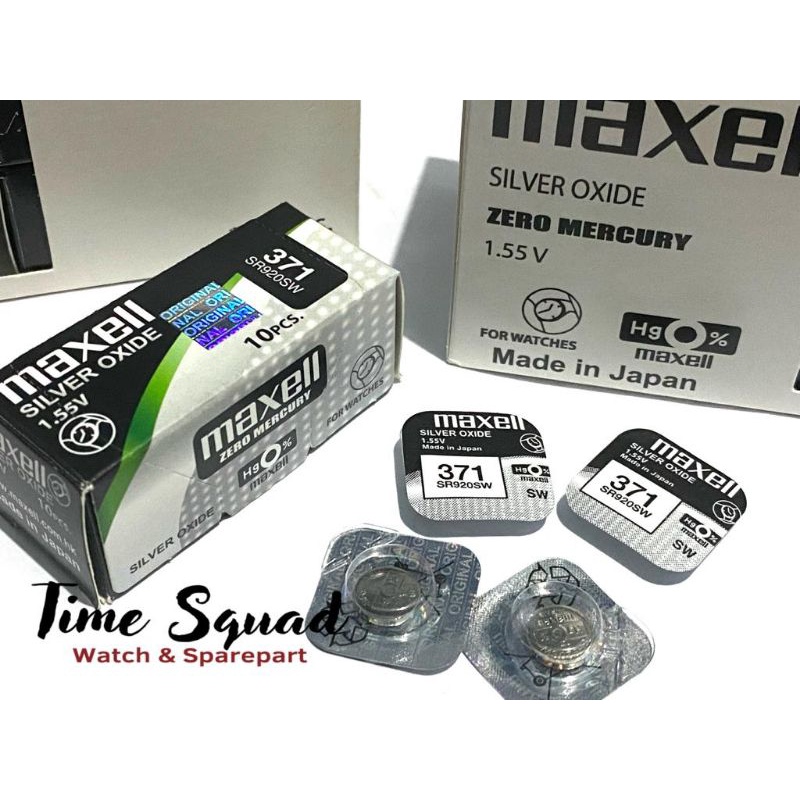 BATERAI MAXELL 371 SR920SW BATERAI MAXELL 371 MAXELL 920 ORIGINAL