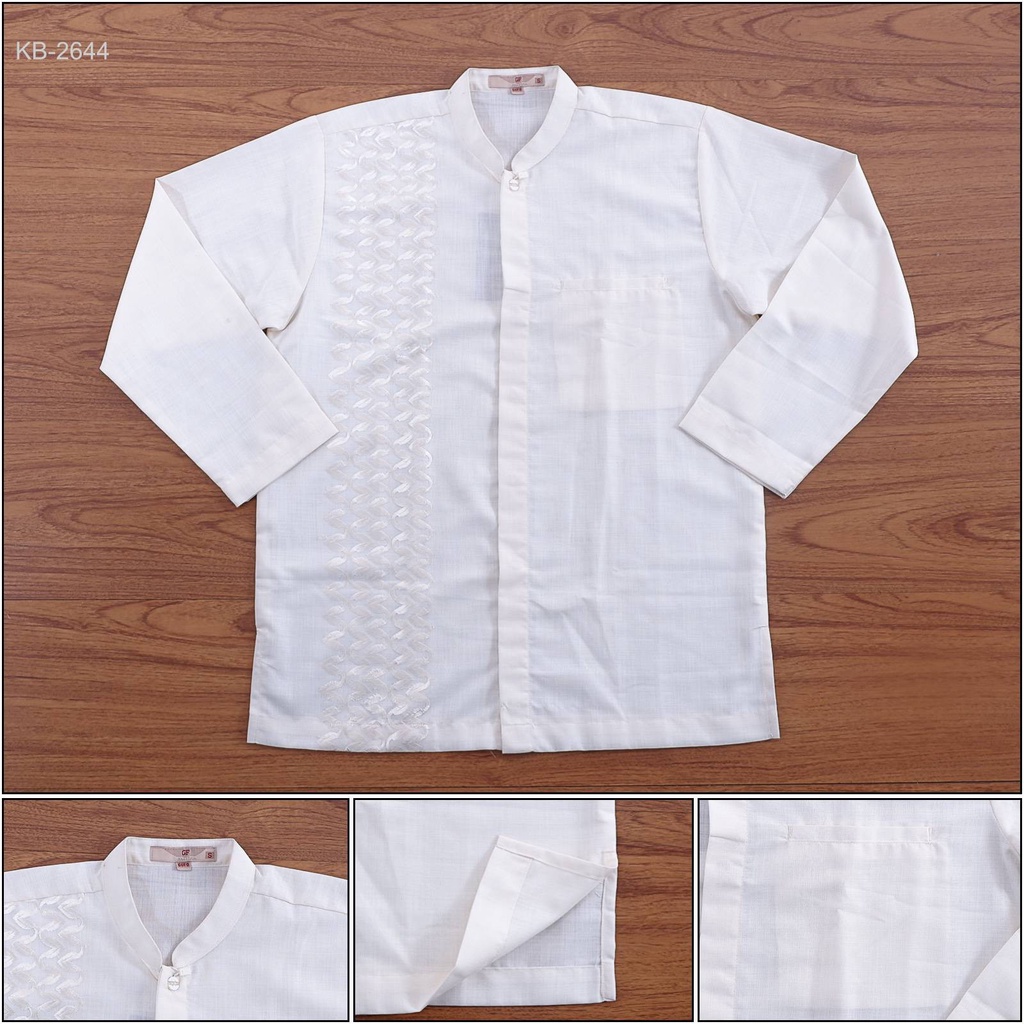 Kemeja Muslim Cowok Lengan Panjang Gufo S-L[KB2644]