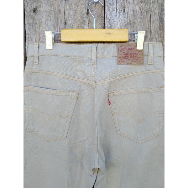 levis 517 boot cut cutbray warna telor asin size 33 second original