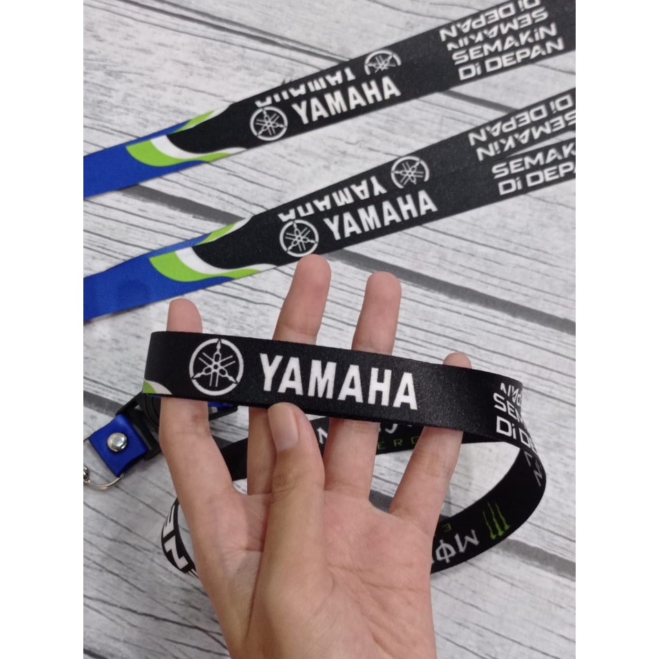 

Lanyard YAMAHA / Lanyard YAMAHA Semakin Didepan MONSTER / Lanyard Full Printing Surabaya PTS