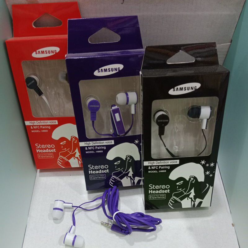 Headset earphones HM60