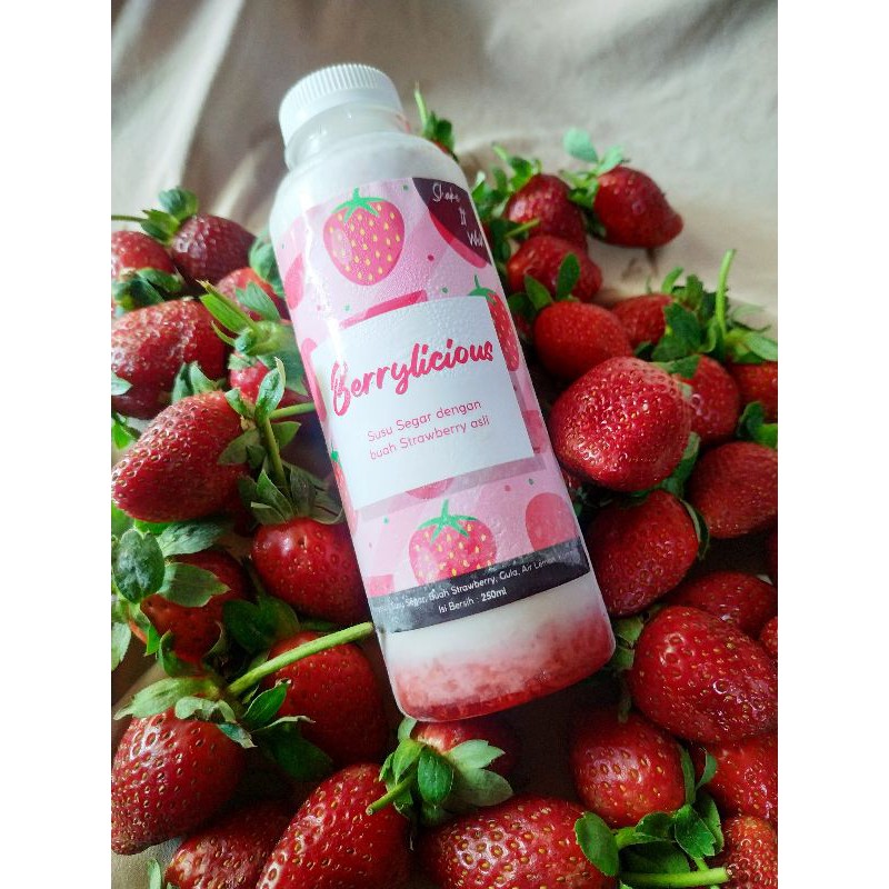 

Korean Strawberry Milk