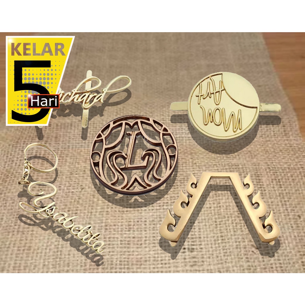 PLAT LABEL UNTUK MERK KANTONG | PLAT LABEL UNTUK MERK TAS | PLAT LABEL UNTUK MERK DOMPET | PLAT LABE