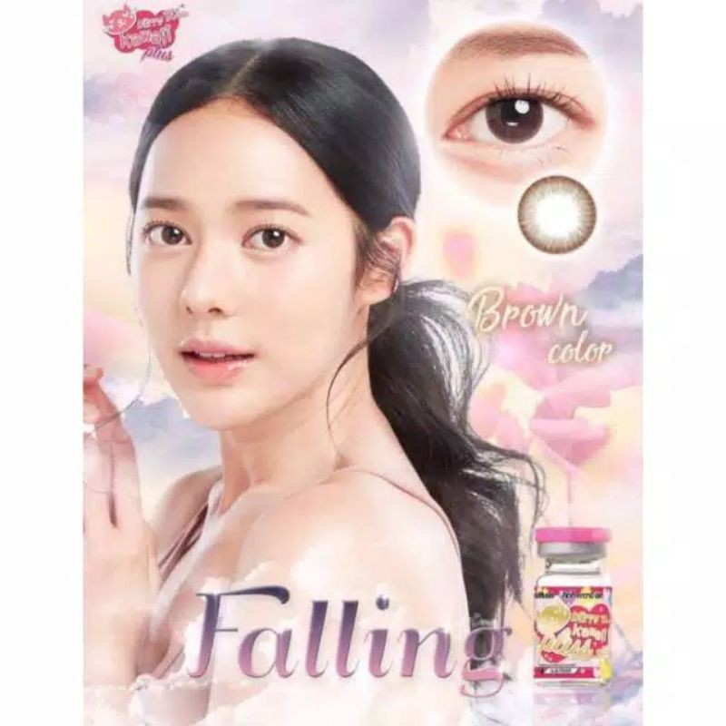 Softlens falling kitty kawai