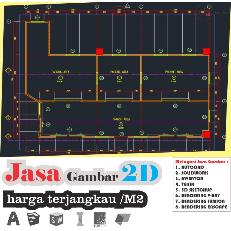 gambar autocad