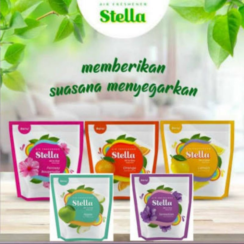 stella gantung pengharum ruangan pengharum kamar mandi kamar tidur 42gr