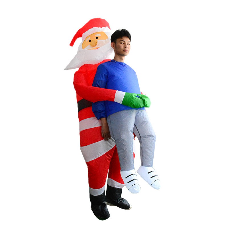 CC-166 kostum balon tiup prank costume halloween culik kidnap santa claus christmas natal