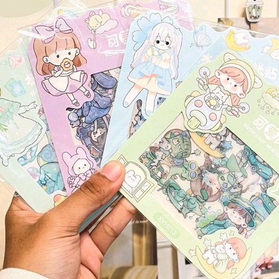 

KIYOWO PAKET STICKER TRANSPARANT 3 SHEET