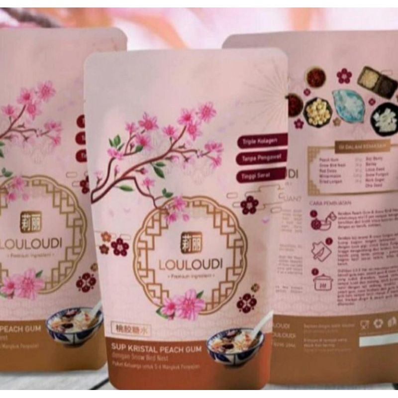 

Louloudi SUP KRISTAL PEACH GUM