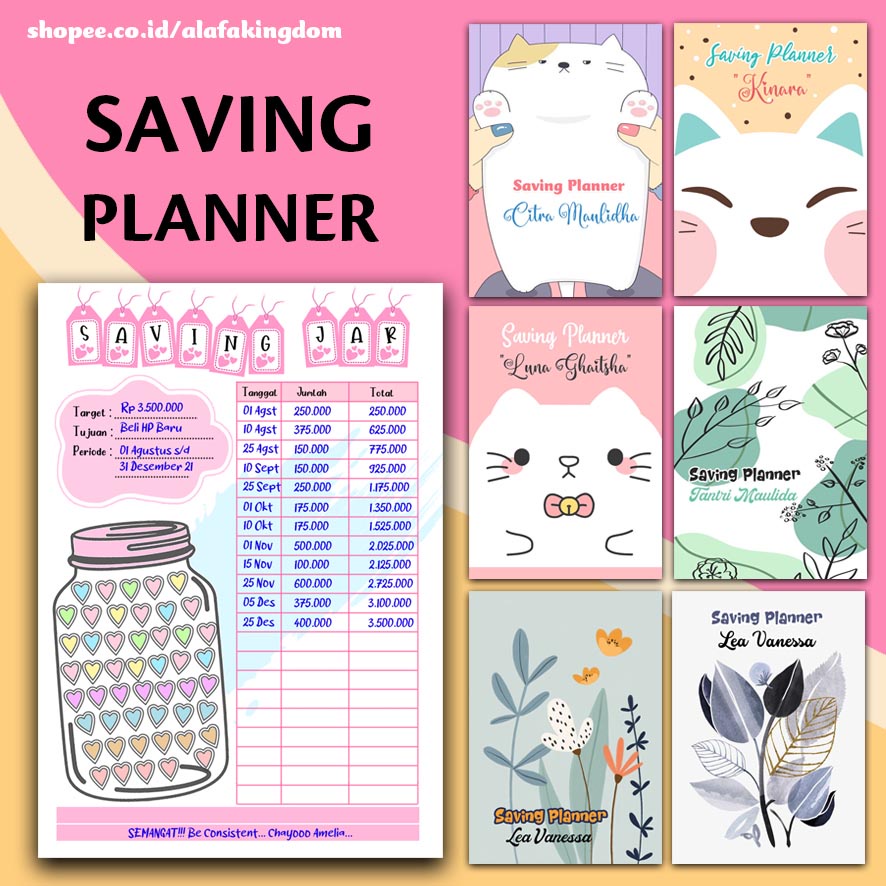Jual Alafakingdom 0712 Saving Planner / Financial Planner / Buku