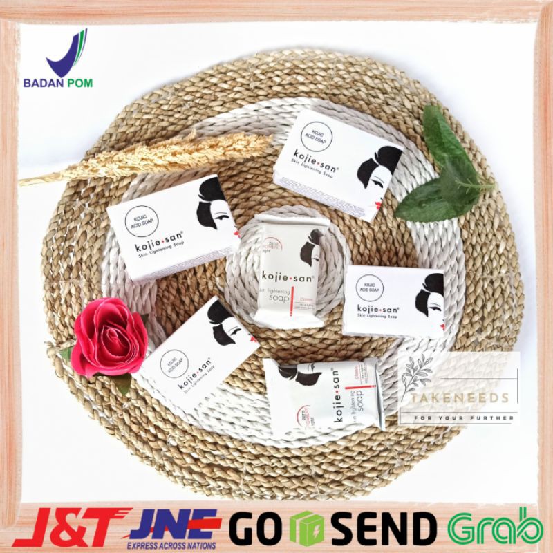 Kojie San Kojic Acid Skin Lightening Soap/Sabun Kojie San 45Gram/65Gram/135Gram