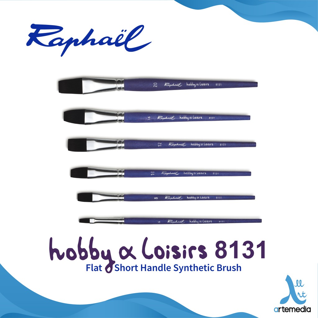 

Raphael 8131 Flat Hobby and Loisirs Synthetic Brush SH