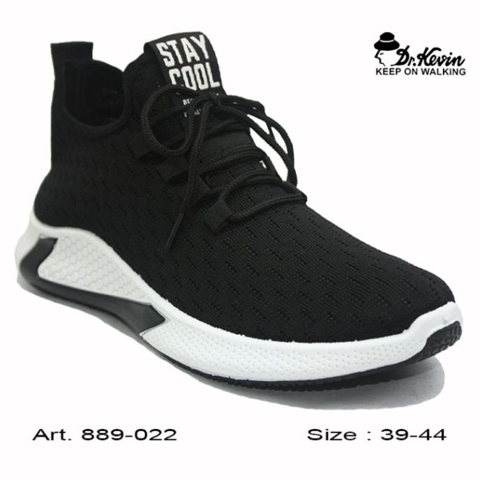 Dr. Kevin Sepatu Sport Pria Men Sneakers 889-022 - Hitam