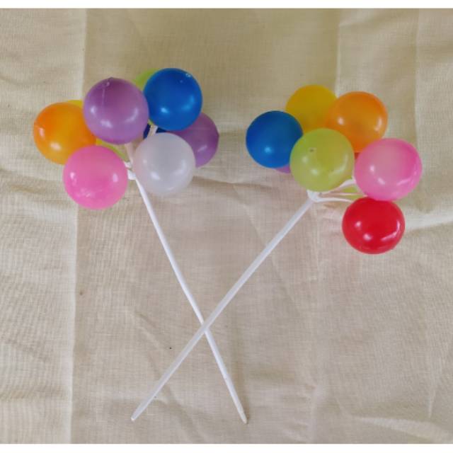 Topper balon plastik u/ kue tart