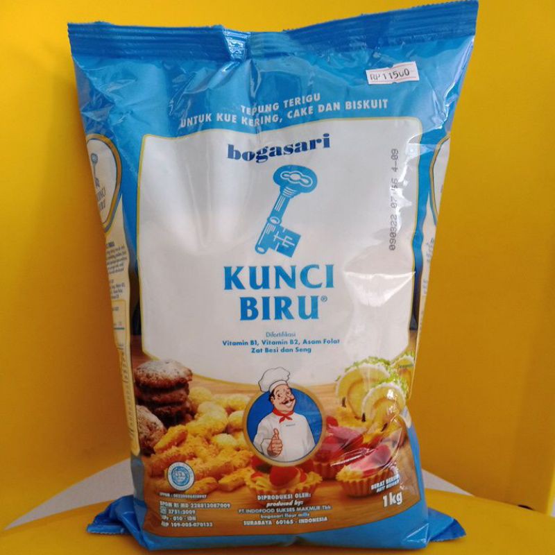 

Tepung Terigu Kunci Biru 1kg