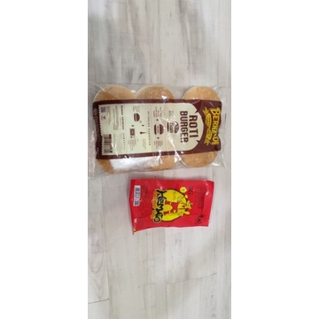 

Paket Roti Burger dan daging burger sapi hemato khusus gojek grab