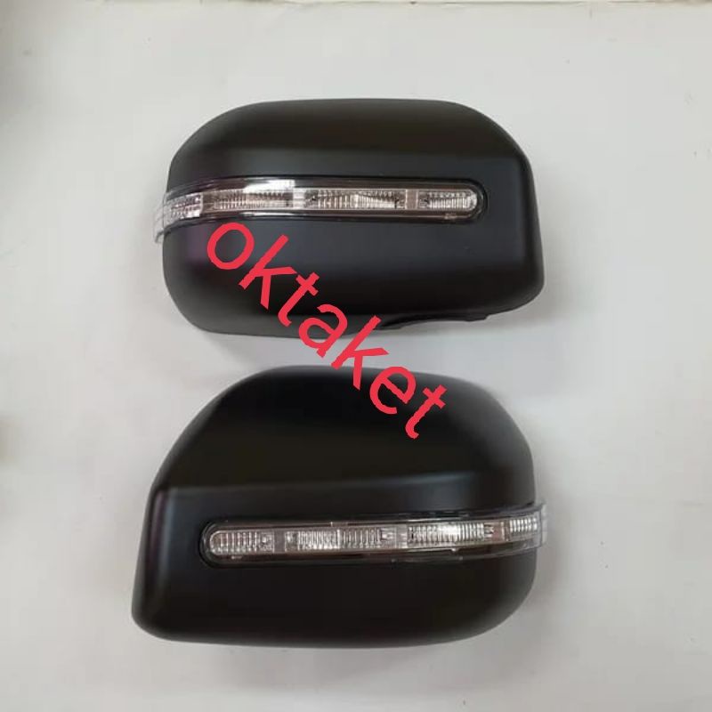 cover spion agya ayla lama 2012-2016 all new avanza  xenia 2012-2018 hitam  lampu sein Kecil model Ganti