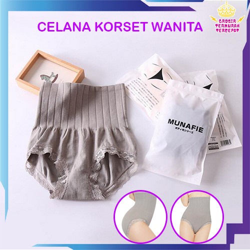Munafie munafi Pant Slimming Original Celana Korset cd Wanita TEBAL