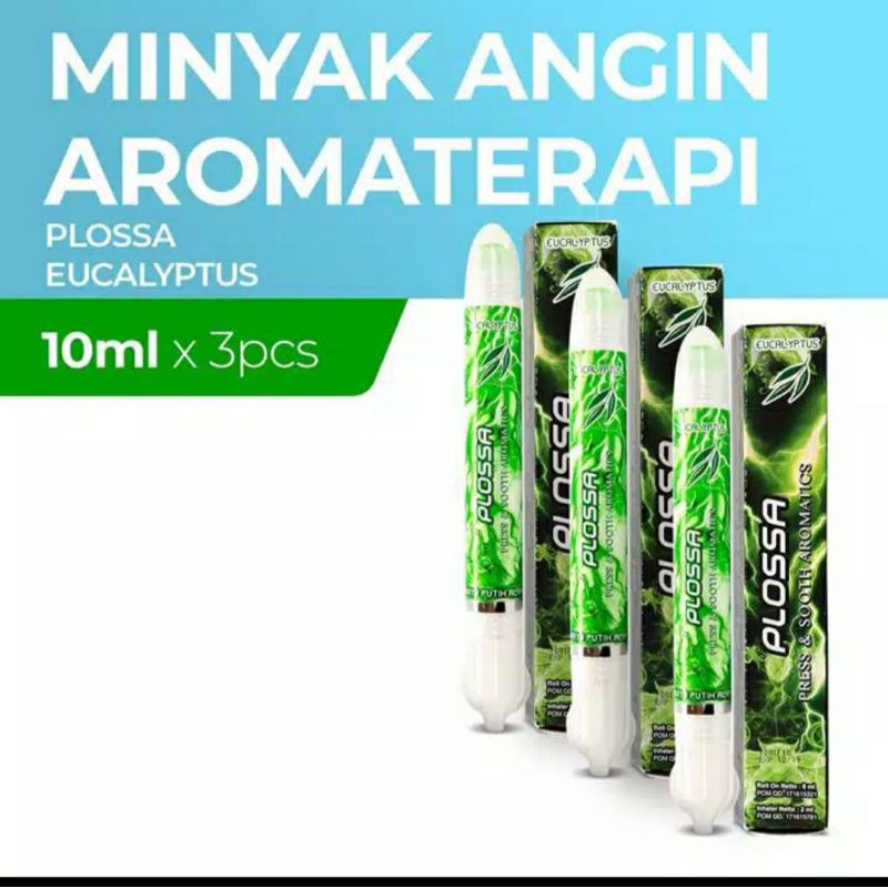 PLOSSA MINYAK ANGIN EUCALYPTUS  3PCS