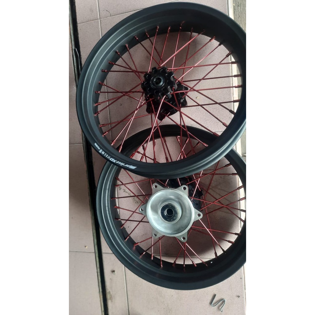VELG SET HONDA CRF 150 L 250 300 RING 17