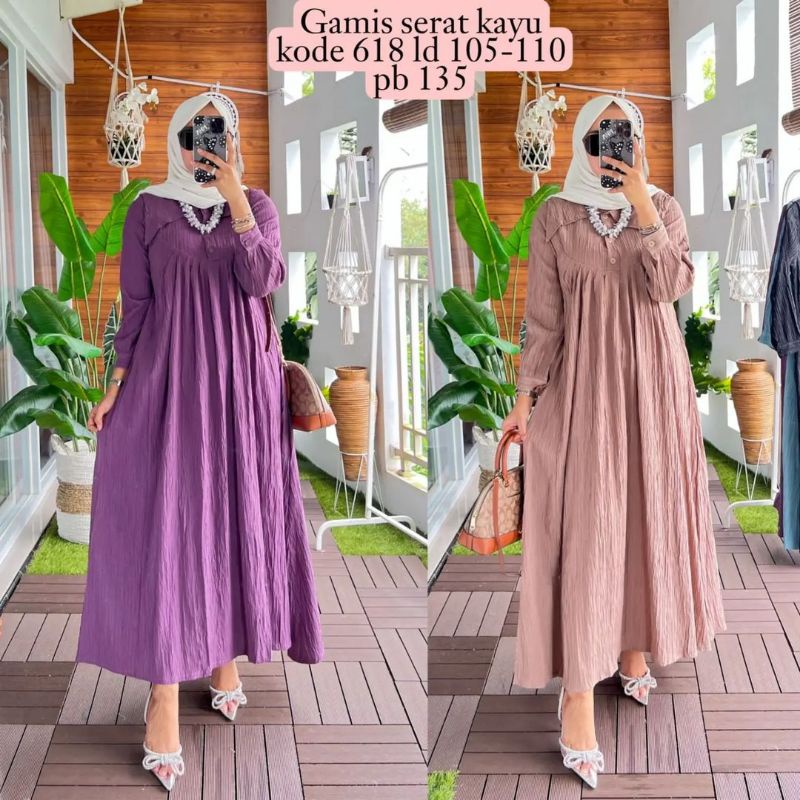 SL Gamis Serat Kayu