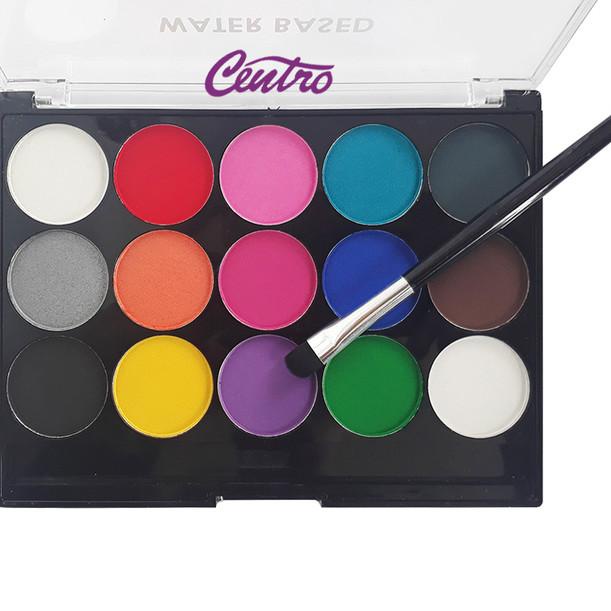 

℗ Professional Body Art Face And Painting Kit 15 Color Set + 1 Brush ♖