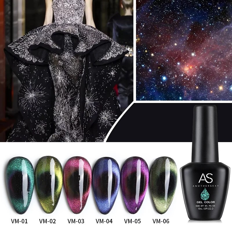 AS VM CAT EYE NAIL POLISH GEL 15ML KUTEK GEL