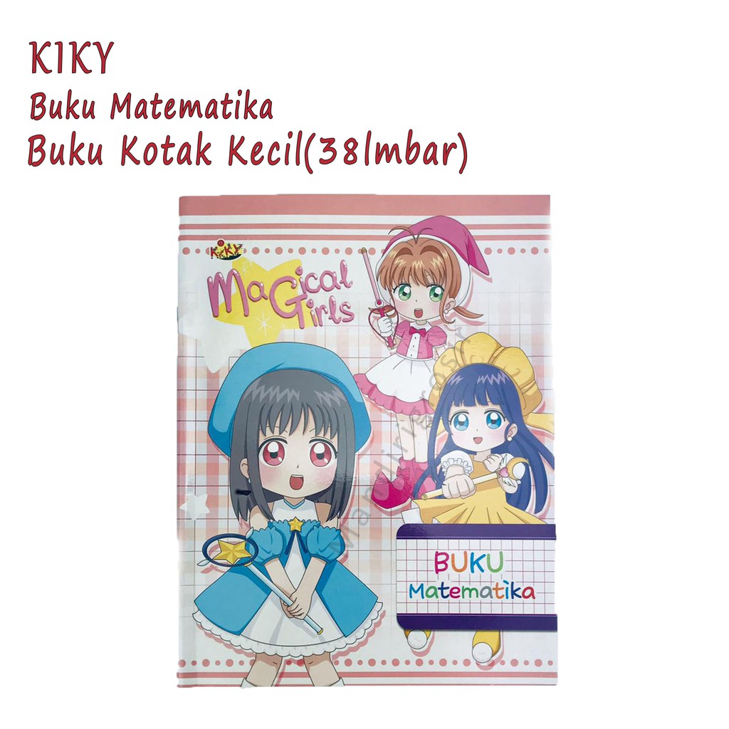 Buku Matematika *Kiky * Buku Kotak Kecil * 38lembar