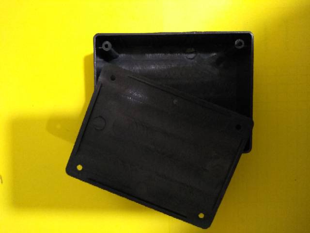 Box B3 hitam plastik box enclosure elektronik module black box kotak  L