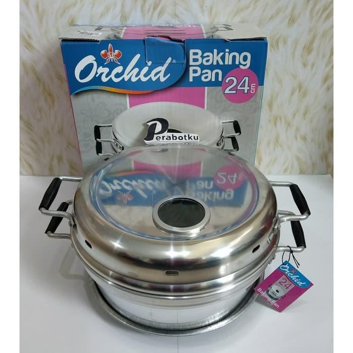 BAKING PAN ORCHID 24CM