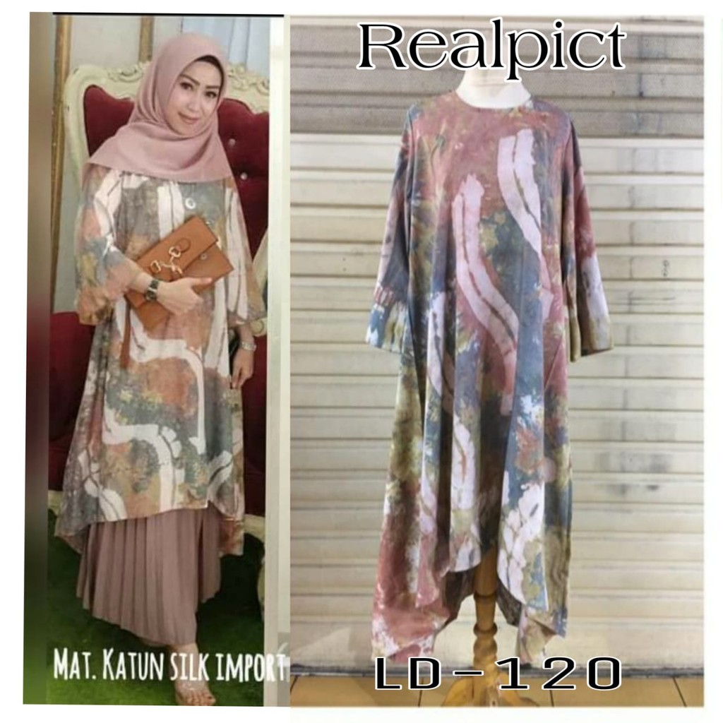 Tunik Wanita Terbaru 2020 Kekinian Baju Tunik Jumputan palembang Baju Tunik Tieday Tunik Cewek