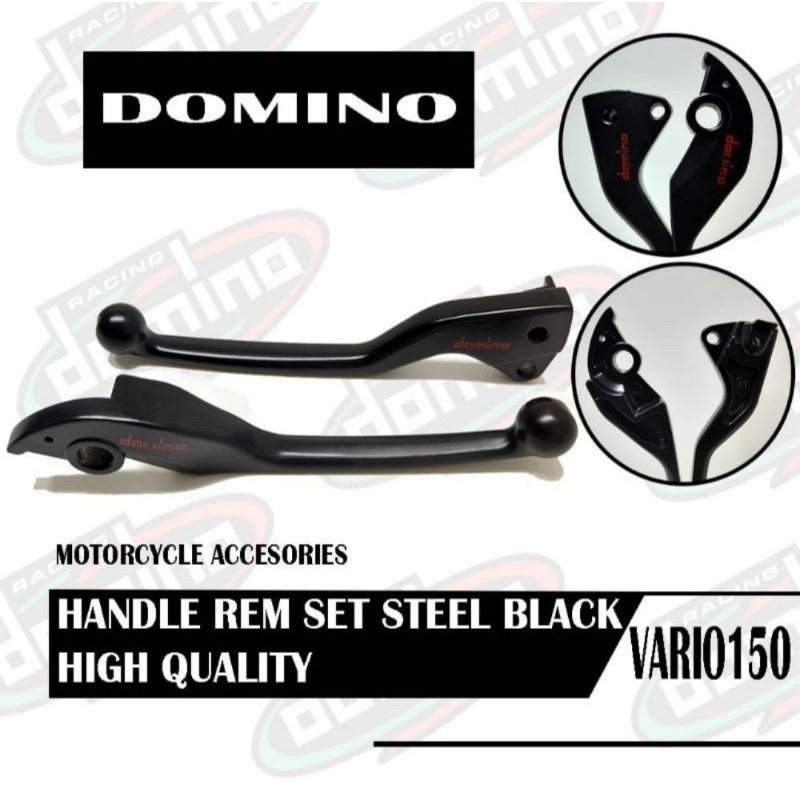 HANDEL SET BLACK DOMINO STANDAR - HANDLE SET BLACK DOMINO VIXION VARIO150 BEAT SCOPY SATRIA MIO NMAX