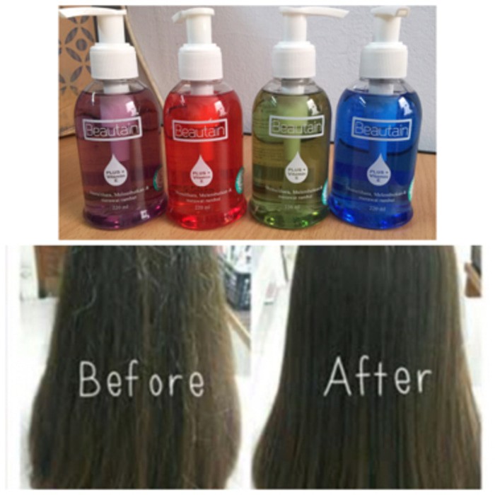 PROMO - Vitamin Serum Penghalus Penetralisir Rambut Beautain BPOM Original