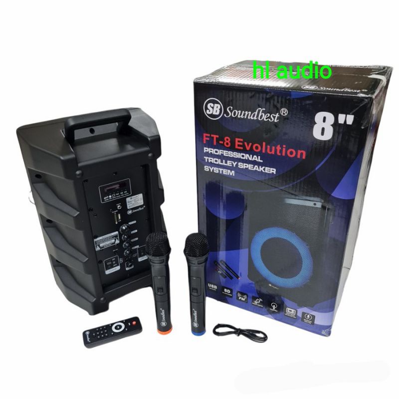 SPEAKER PORTABLE SOUNDBEST FT-8 EVOLUTION [8 INCH]