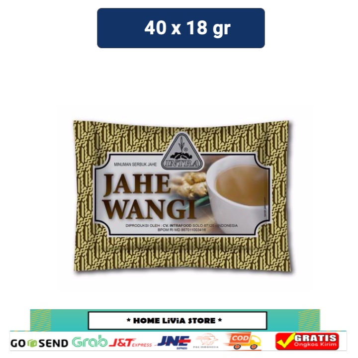 

Intra Powder Drink Jahe Wangi Box 40 x 18 gr