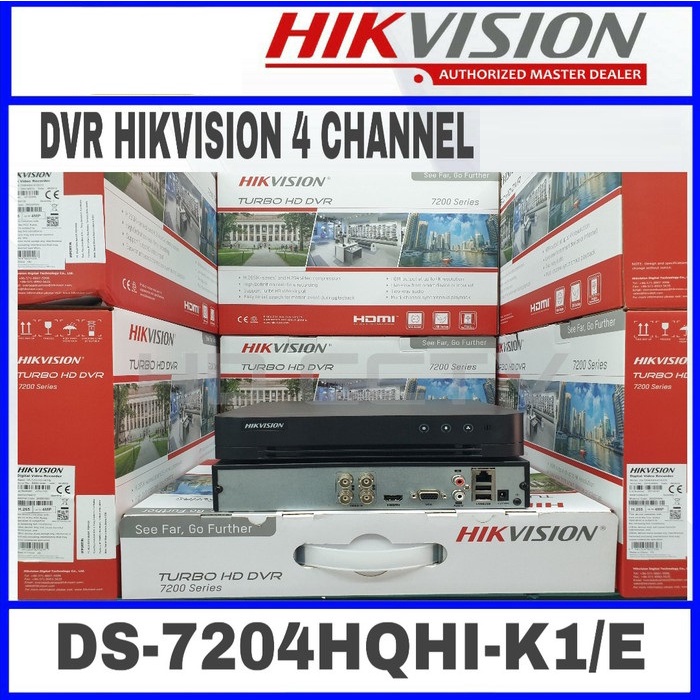 DS-7204HQHI-K/E - DVR HIKVISION 4 CHANNEL DS-7204HQHI-K1/E SUPPORT AUDIO