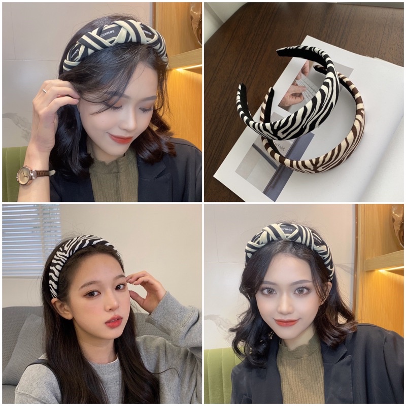 Bando-46 Bendo FASHION/Premium Bandana Simpul Twist Elastis Ala Korea Untuk Wanita