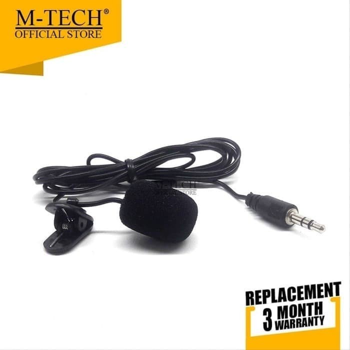 M-Tech M02 Mic Clip on microphone - Microphone Jepit