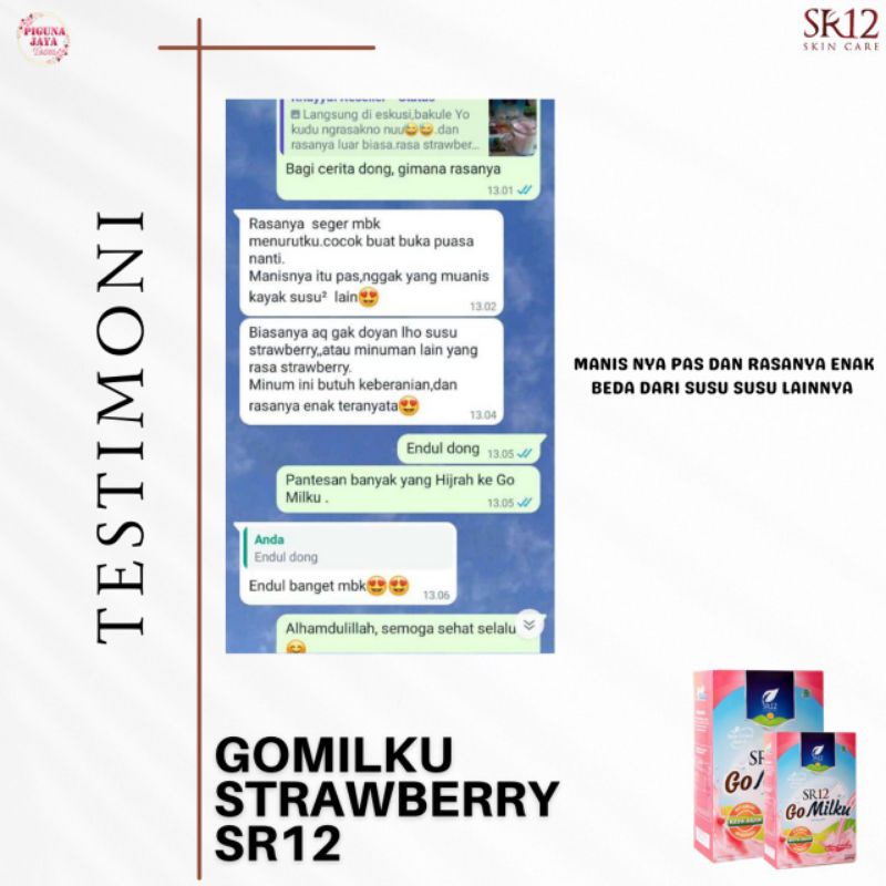 GO MILKU SR12 STRAWBERRY 200GR / GOMILKU SR12 SUSU ETAWA / SUSU KAMBING KUALITAS PREMIUM / GOAT MILK / PENAMBAH NAFSU MAKAN ANAK / SUSU UNTUK GEMUK / CARA MENAIKKAN BERAT BADAN