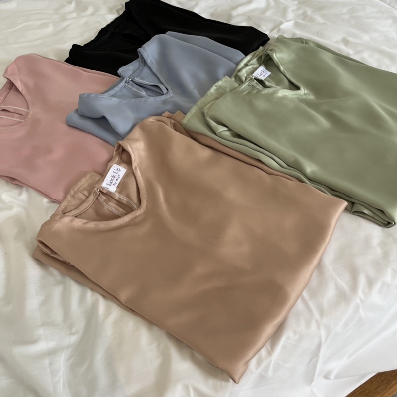 Premium Silk Inner Inner Silk Busui Inner Satin Manset Satin