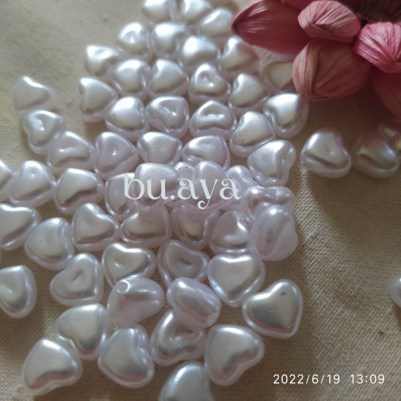 Mutiara Sintetis Love 50pcs