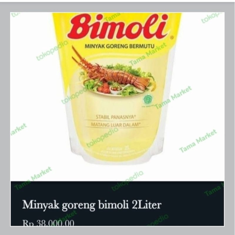 

minyak bimoli 2 liter