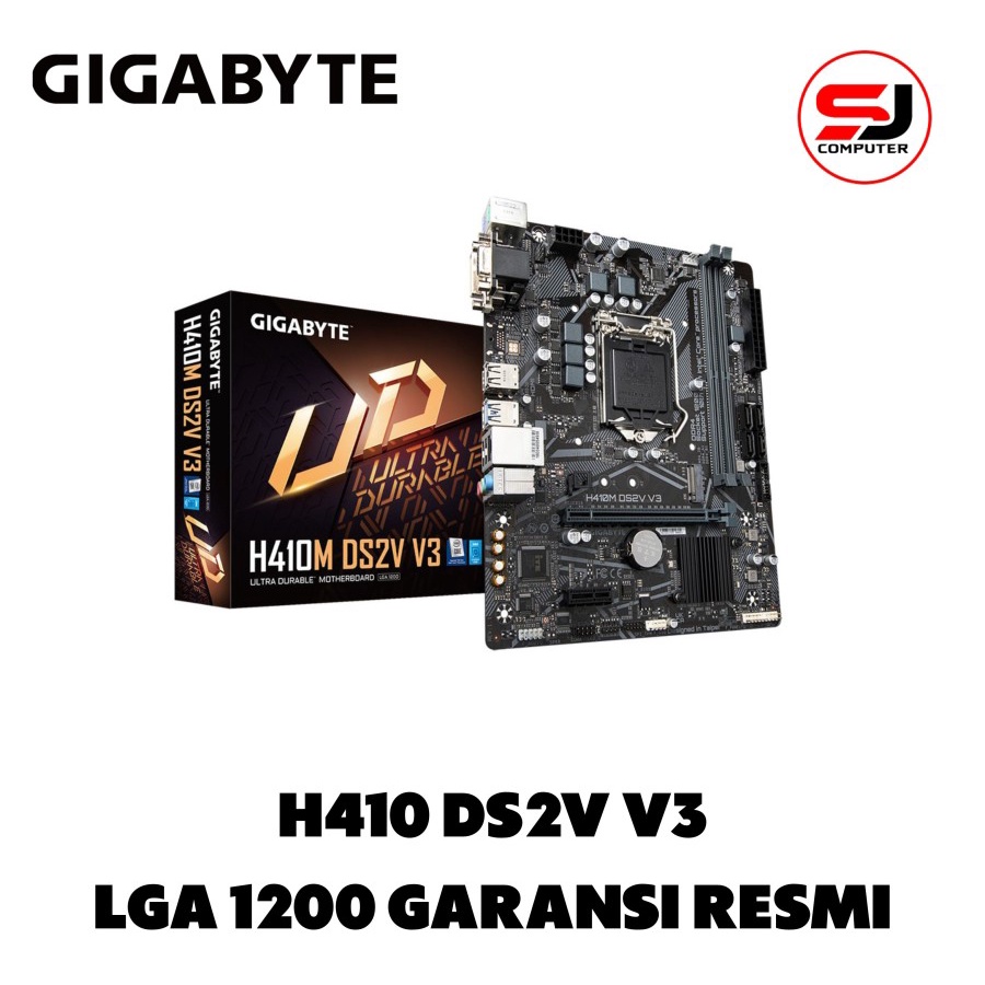 Gigabyte H410M DS2V V3 Motherboard intel LGA1200 Mobo H410 DDR4