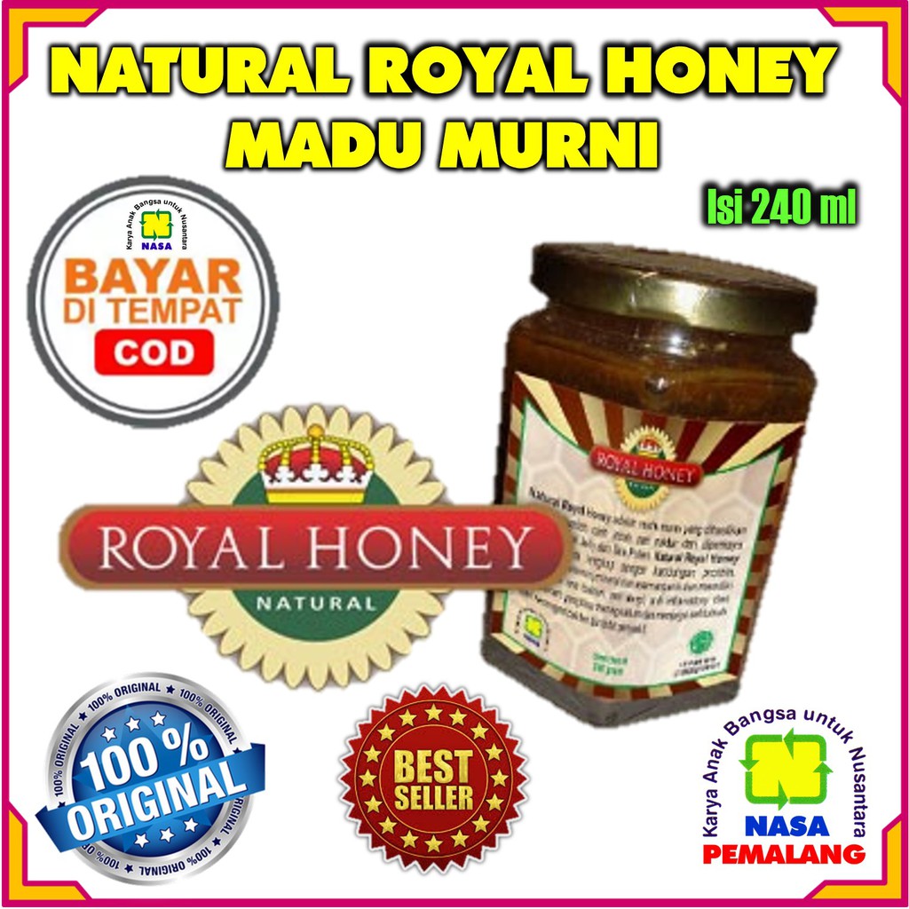 

NATURAL ROYAL HONEY MADU MURNI NRH ORIGINAL ORIGINAL PRODUK NASA PEMALANG