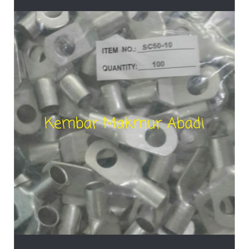 Kabel Skun SC/Skun Kabel SC 50-10/Cable Lug/Scun Cable 50-10mm-100 pcs/Cable Schoen 50-10mm Per Bks