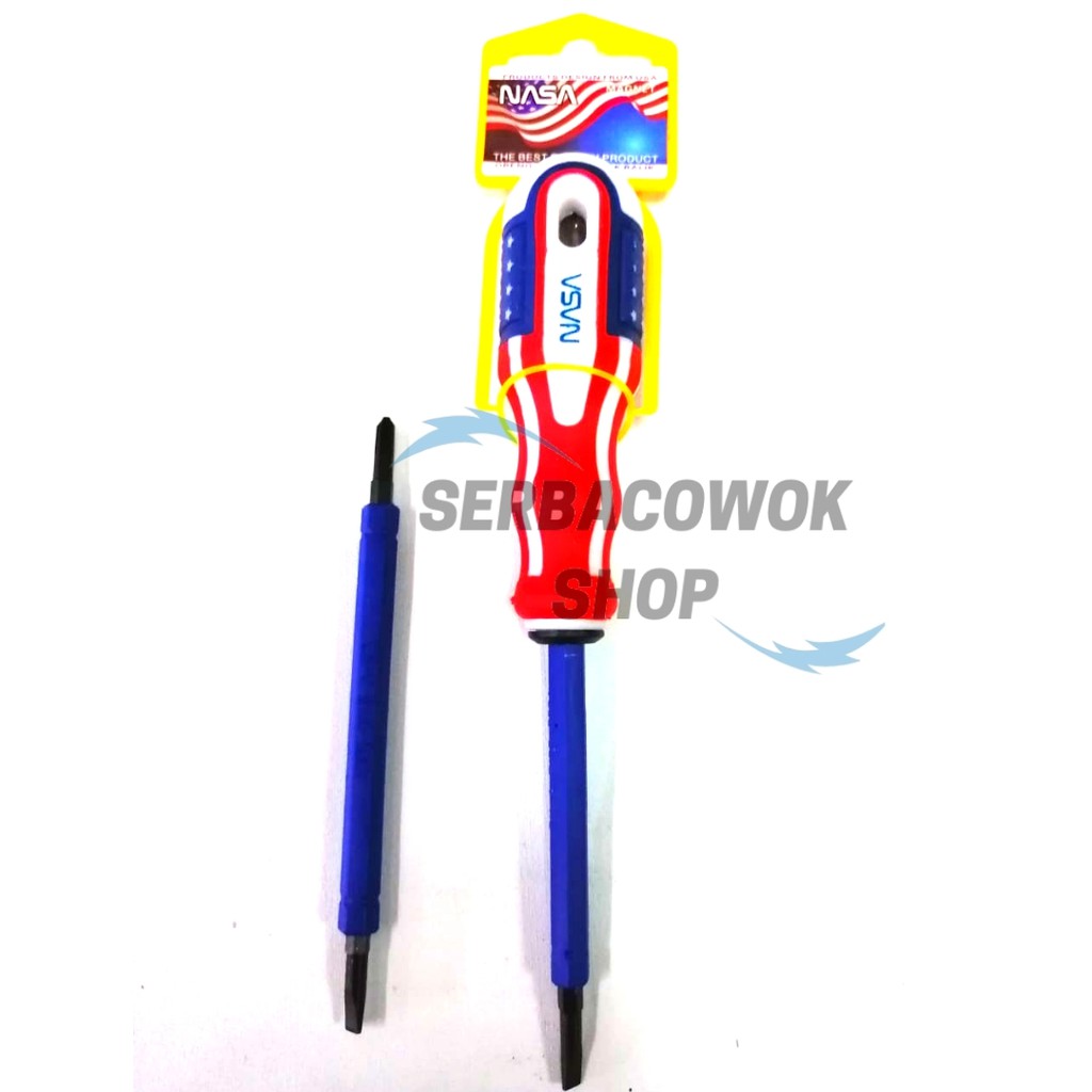 Tespen Listrik Electrical Srewdriver 2 In 1 Plus Min 3 Inci Inch Model USA Termurah Berkualitas